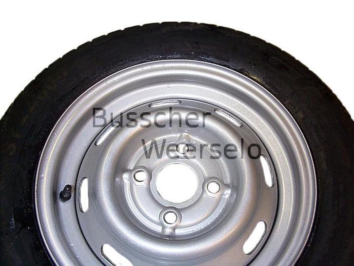 Aanhangwagen Wiel - 13 Inch - Band+Velg 100*4 - 155/70 R13, Auto diversen, Aanhangwagen-onderdelen, Nieuw, Ophalen of Verzenden