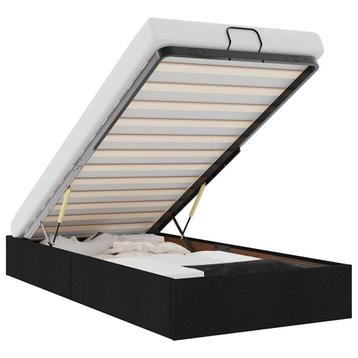 Bed Zwart met Opbergruimte - OP=OP - Slaapkamer Upgrade! beschikbaar voor biedingen