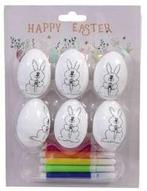 Knutselset hobbypakket eieren versieren met markers bunny 6, Ophalen of Verzenden, Nieuw