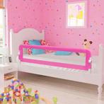 vidaXL Kinderbedhekjes 2 st 150x42 cm roze, Kinderen en Baby's, Traphekjes, Verzenden, Nieuw