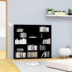 vidaXL Cd-kast 100x23x89,5 cm bewerkt hout zwart, Huis en Inrichting, Woonaccessoires | Cd- en Dvd-rekken, Verzenden, Nieuw