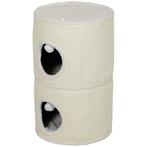 Kattentoren - Krabton - Deelbaar - Crème wit, Dieren en Toebehoren, Ophalen of Verzenden, Nieuw