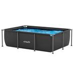 VirtuFit Zwembad Rechthoekig 260x180 cm Compleet pakket, Verzenden, Nieuw