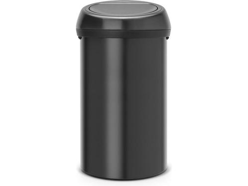 Brabantia Touch Bin Prullenbak - 60 liter - Matt Black, Huis en Inrichting, Woonaccessoires | Overige, Zo goed als nieuw, Verzenden