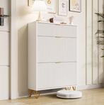 Hoog Schoenenkastje met Verstelbare Planken – Wit, Huis en Inrichting, Kasten | Schoenenkasten, Verzenden, Nieuw