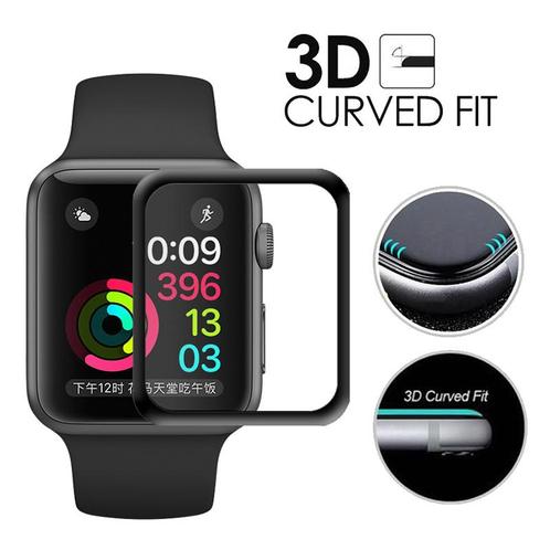 Apple Watch 38MM / 42MM 3D Tempered Glass Screen Protector, Telecommunicatie, Wearable-accessoires, Nieuw, Ophalen of Verzenden