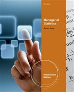 Managerial statistics, 9781111534639, Boeken, Studieboeken en Cursussen, Zo goed als nieuw, Verzenden
