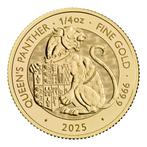 Gouden Tudor Beast Queens Panther 1/4 oz 2025, Postzegels en Munten, Verzenden, Losse munt, Goud