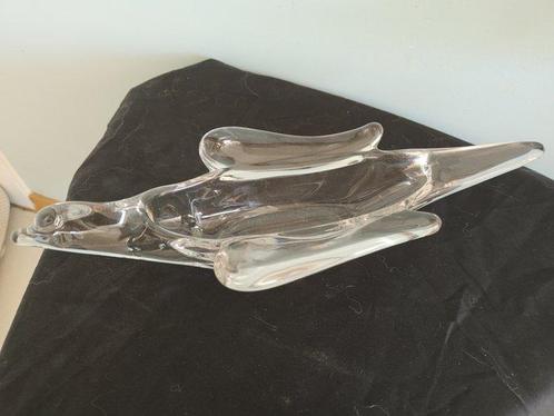Daum Frères - Schaal - hirondelle - Kristal - Hirondelle, Antiek en Kunst, Antiek | Glas en Kristal