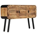 vidaXL Dressoir 120x30x76 cm massief mangohout, 100 tot 150 cm, Verzenden, Nieuw, 25 tot 50 cm