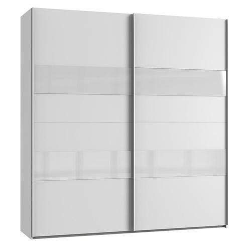 SALE: -17% Woonexpress Kledingkast Mierlo - Hout - Wit -, Huis en Inrichting, Kasten | Kledingkasten, 50 tot 75 cm, Met deur(en)
