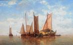 Paul Jean Clays (1819-1900) - Diverse boten op zee, Antiek en Kunst, Kunst | Schilderijen | Klassiek
