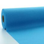 Tafelloper Aquablauw, Airlaid 40cmx24mtr, doos a 4 rol.