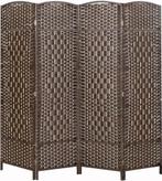 LW Collection Room divider Brown Rattan 170 x 160 cm | Kamer, Kleding | Dames, Ophalen of Verzenden, Nieuw