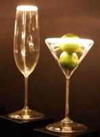 Segula LED Floating glas Champagne helder met heldere basis, Ophalen of Verzenden, Nieuw