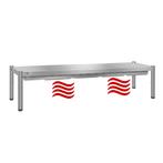 GGM Gastro | Warmtebrug PREMIUM - 1800x370mm - met 1 plank -, Verzenden, Nieuw in verpakking, Overige typen