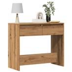 vidaXL Wandtafel 89x41x76,5 cm bewerkt hout artisanaal, Huis en Inrichting, Tafels | Bijzettafels, Verzenden, Nieuw