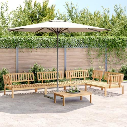 vidaXL 5-delige Loungeset pallet massief acaciahout, Tuin en Terras, Tuinsets en Loungesets, Loungeset, Nieuw, Hardhout, Verzenden