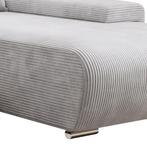 Sofa Iseo - Rechts - Met slaapfunctie - Lichtgrijs, Huis en Inrichting, Banken | Bankstellen, Verzenden, Nieuw