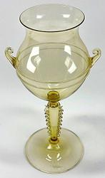 Seguso - Magnifica Coppa Pagliesco – Murano Italia - Anni, Antiek en Kunst, Antiek | Glas en Kristal