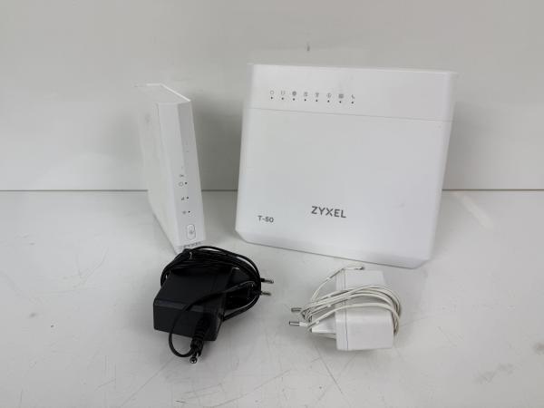 Veiling - Zyxel Modem/Router Set – T-50 + extra unit, Computers en Software, Routers en Modems, Gebruikt