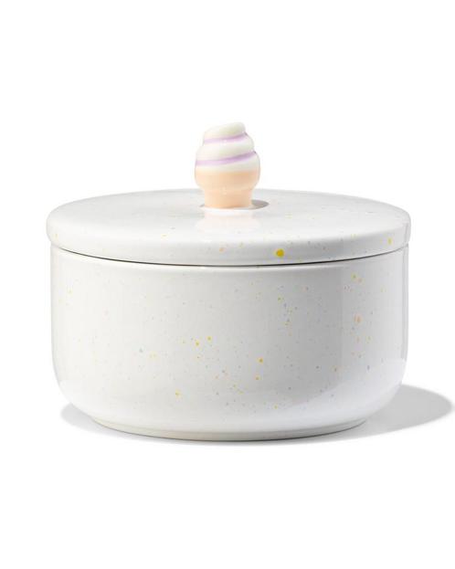 HEMA Opbergpot 500ml keramiek ijsje, Huis en Inrichting, Keuken | Potten en Pannen, Nieuw, Verzenden