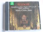 Widor - Symphonies pour Orque / Marie Claire Alain, Cd's en Dvd's, Verzenden, Zo goed als nieuw