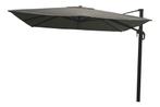 Nesling Coolfit zweefparasol PLUS 300x300 cm. - Antraciet, Verzenden, Nieuw, Zweefparasol, Kantelbaar