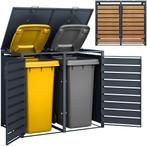 Houten containerbak 2 containers | 116x132x80 | A-kwaliteit, Ophalen of Verzenden, Nieuw, Hout, Containerberging