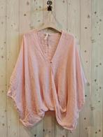 Hammam Linnen blouse - oversized - omarmend - met knoppen -, Kleding | Dames, T-shirts, Nieuw