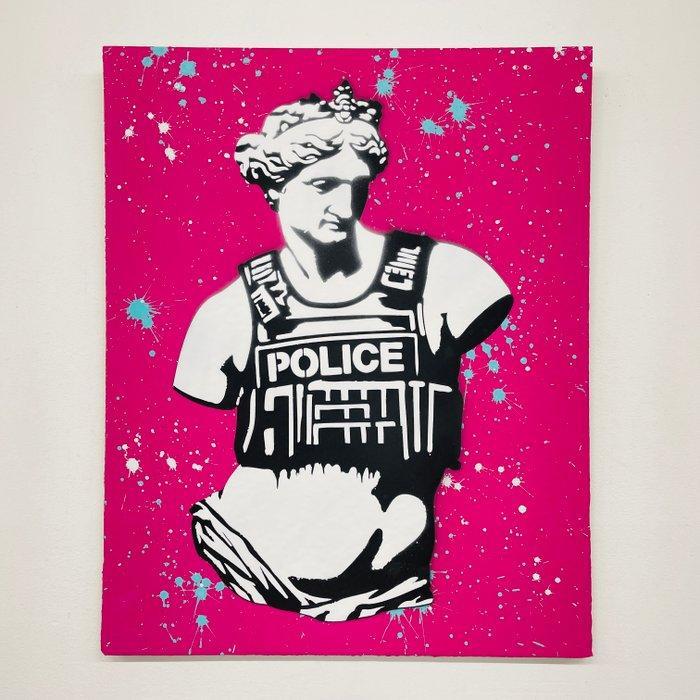 Sinao - Venus In Armor [100% handmade], Antiek en Kunst, Kunst | Schilderijen | Modern