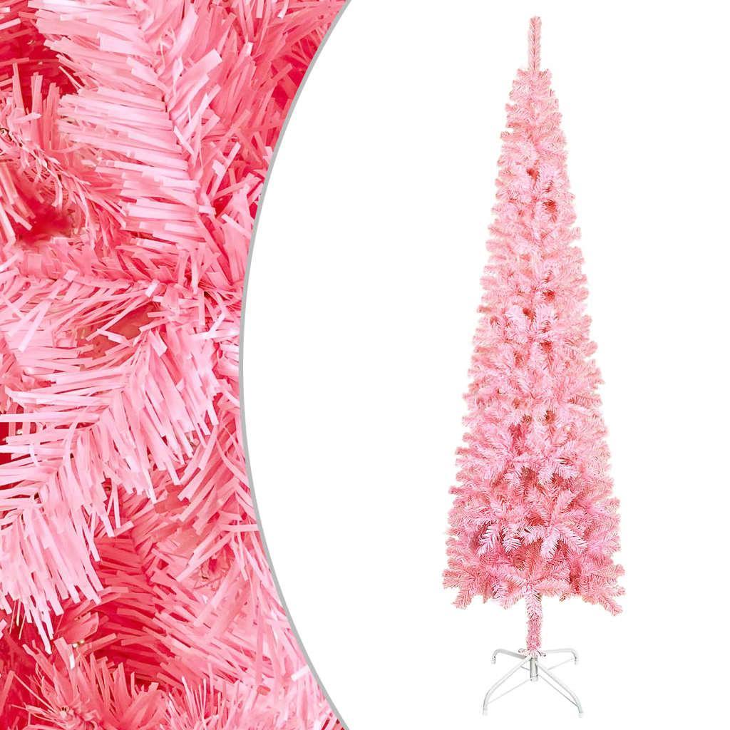 Eentonig Neerduwen vrije tijd ≥ vidaXL Kerstboom smal 120 cm roze — Kerst — Marktplaats