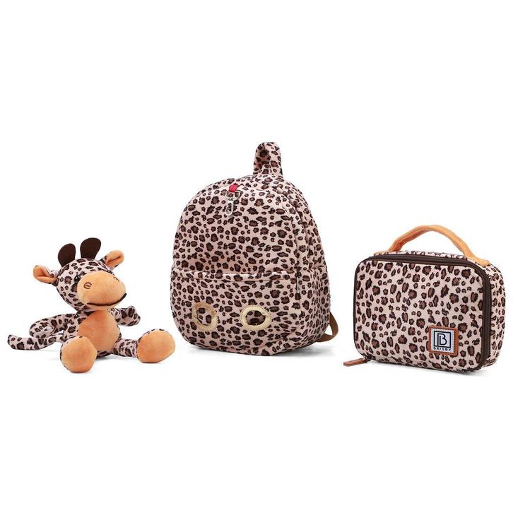 Brisby Kinder Rugzak Giraffe met Knuffel, Lunchtas en Elemen, Sieraden, Tassen en Uiterlijk, Tassen | Rugtassen, Nieuw, Ophalen of Verzenden