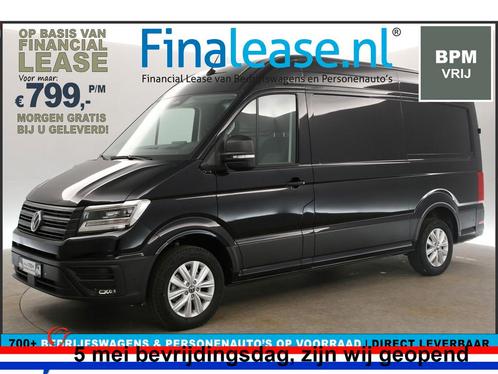 Volkswagen Crafter 30 2.0 TDI L3H3 Exclusive BPM Vrij €799pm, Auto's, Bestelauto's, Lease, Automaat, Diesel, Volkswagen, Zwart