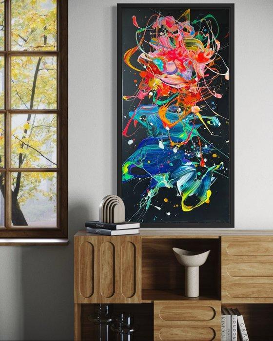 Chaya De Silva - Fluid #02, Antiek en Kunst, Kunst | Schilderijen | Modern