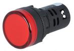 Controlelampje - LED indicator - 24V - 22mm - Rood, Doe-het-zelf en Verbouw, Elektra en Kabels, Nieuw, Ophalen of Verzenden, Schakelaar