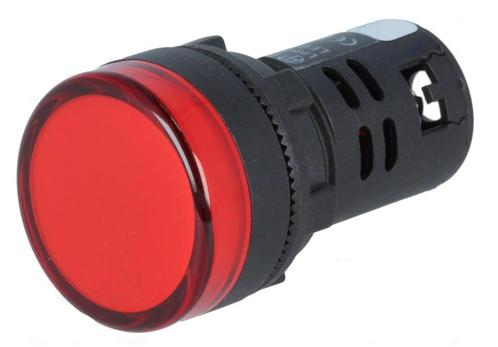 Controlelampje - LED indicator - 24V - 22mm - Rood, Doe-het-zelf en Verbouw, Elektra en Kabels, Schakelaar, Nieuw, Ophalen of Verzenden