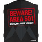 Mission Dartbord Deluxe Cabinet Beware, Sport en Fitness, Darts, Verzenden, Nieuw