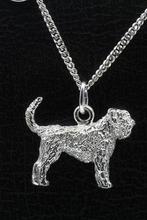 Zilveren Bouvier ketting hanger - oren ongecoupeerd staar..., Sieraden, Tassen en Uiterlijk, Verzenden, Nieuw