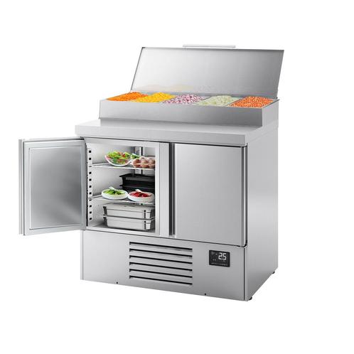 GGM Gastro | Mini voorbereiding koeltafel - 978x700mm - met, Zakelijke goederen, Horeca | Meubilair en Inrichting, Nieuw in verpakking