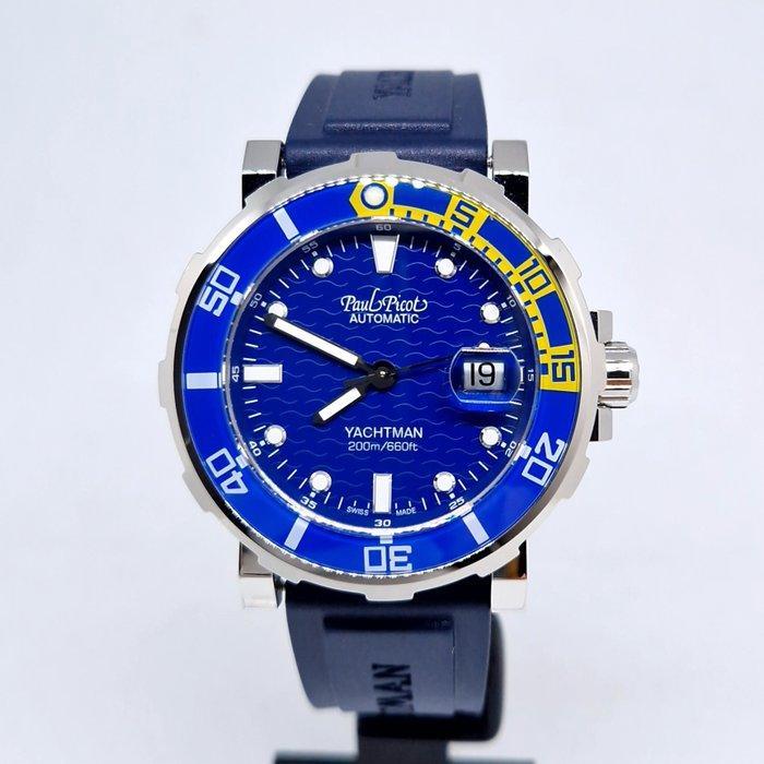 Paul Picot - Yachtman III Date P1151.SGN.3614CM001 - Heren -, Sieraden, Tassen en Uiterlijk, Horloges | Heren