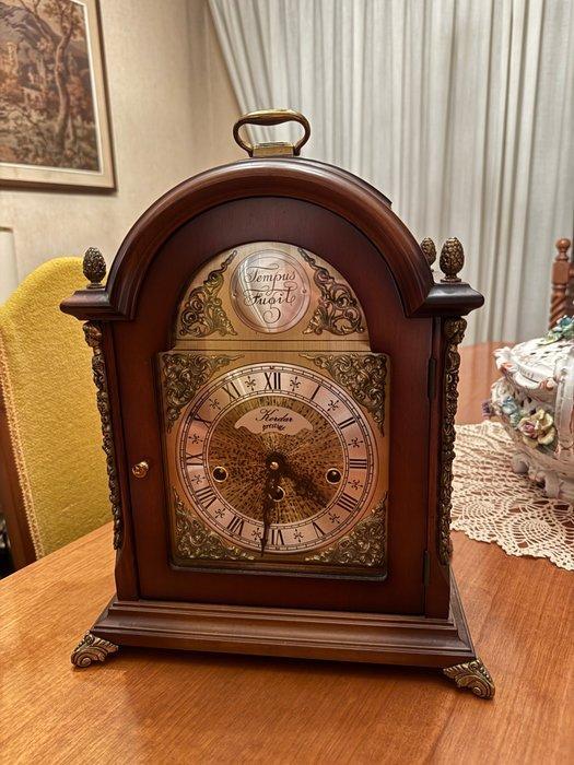 Pendule - Tempus fugit - Vintage Hout - 1960-1970, Antiek en Kunst, Antiek | Klokken