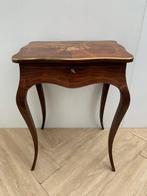 Bijzettafel - Olive, Palissander, Satijnhout - Werktafel, Antiek en Kunst