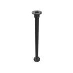 Steigerbuis Tafelpoot Traun | Zwart 42.4 mm | Voet | DIY | B, Huis en Inrichting, Tafels | Eettafels, Ophalen of Verzenden, Nieuw