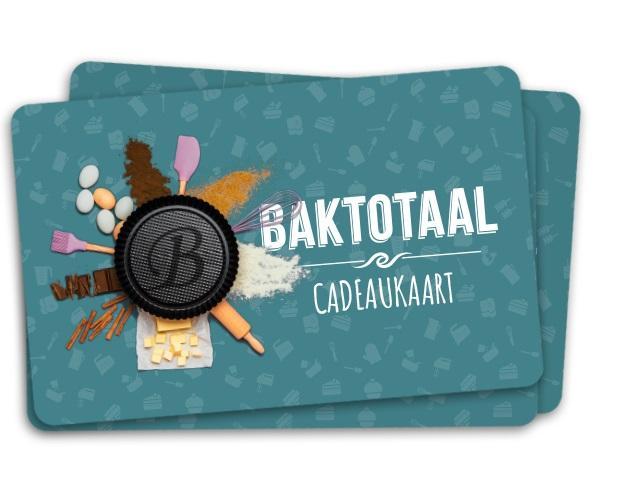 Baktotaal Cadeaukaart, Hobby en Vrije tijd, Taarten en Cupcakes maken, Nieuw, Verzenden