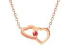 Roségoudkleurige ketting met hartjes, Sieraden, Tassen en Uiterlijk, Overige Accessoires, Nieuw