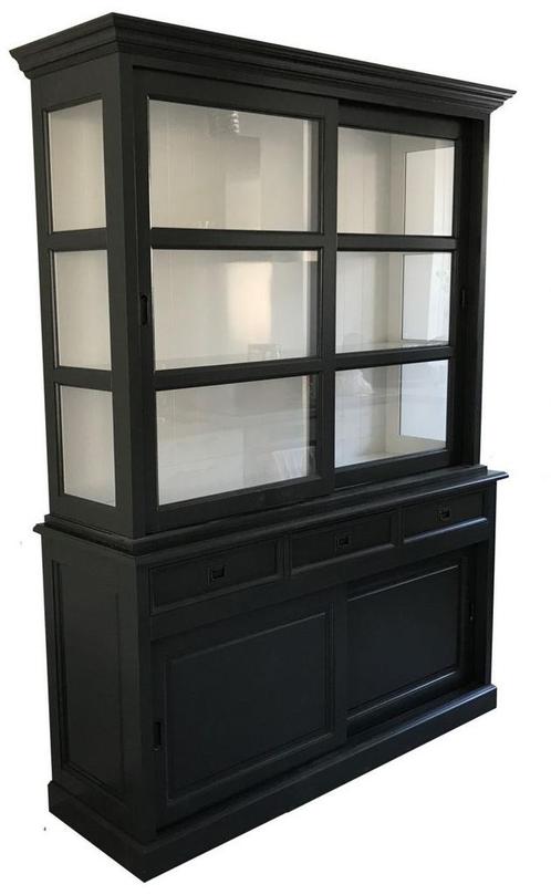Buffetkast zwart Montfoort 160cm, Huis en Inrichting, Kasten | Buffetkasten, Ophalen of Verzenden
