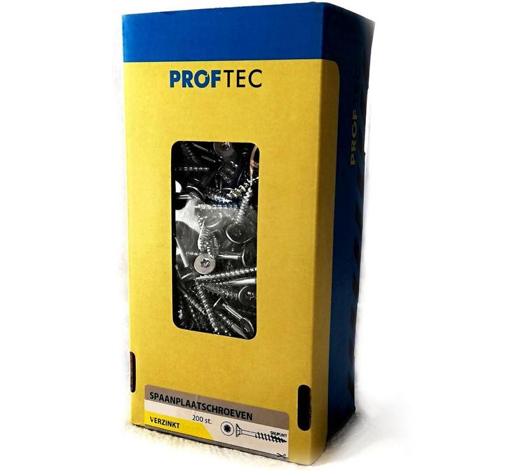 Proftec snelboorschroef / spaanplaatschroef 5.0x60 TX, Doe-het-zelf en Verbouw, Overige Doe-het-zelf en Verbouw, Nieuw, Verzenden