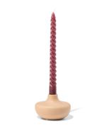 HEMA Kandelaar 10.8x7.5cm keramiek bruin, Verzenden, Nieuw, Bruin