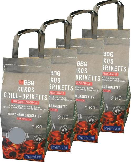 BBQ Kokosnoot briketten, hoogwaardig-milieuvriendelijk 12KG, Tuin en Terras, Barbecue-accessoires, Nieuw, Ophalen of Verzenden
